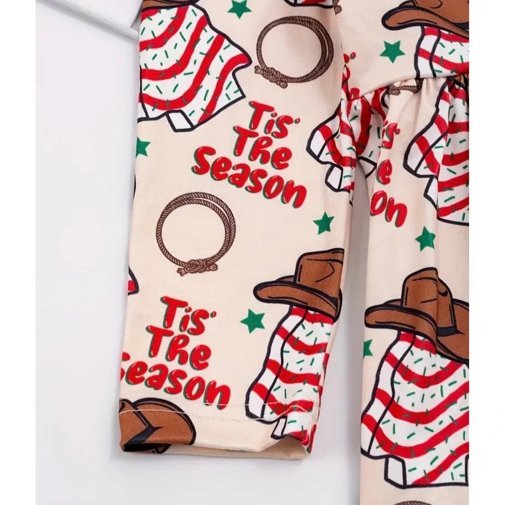 Toddler Girl's Little Debbie Snack Cakes &‎ Cowboy Hat CHRISTMAS Dress! NEW
